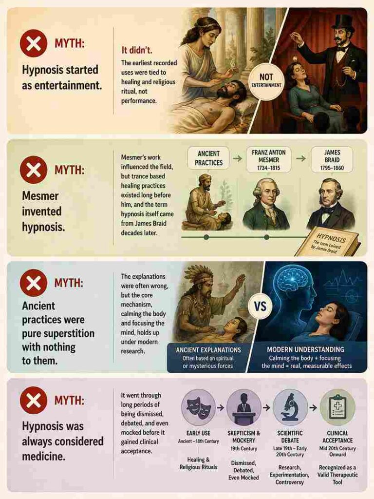 Common Myths About the History of Hypnosis